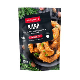 Кляр для рыбы, морепродуктов и овощей Bravolli! 200 г