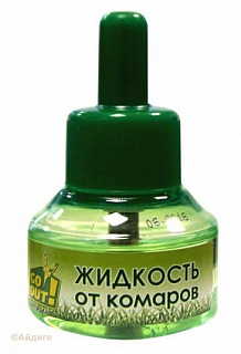 Жидкость для фумигатора Го-Аут от комаров 30 ночей
