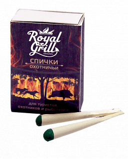 Спички Роял Гриль Охотничьи 45 мм 20 шт.