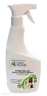 Средство для стекла и зеркал Clean Home 500мл