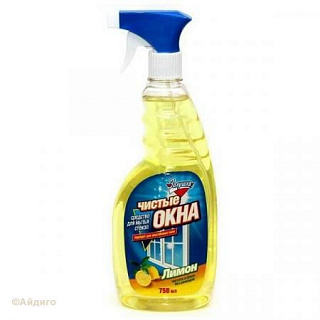Средство для стекла Золушка с пульверизатором лимон