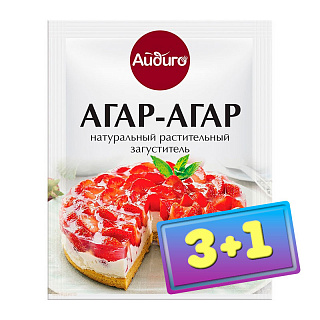 Набор агар-агара 3+1