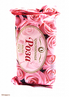 Мыло туалетное Чувственная роза флоу-пак