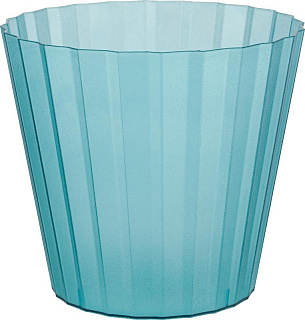 Кашпо для цветов Sand Cristallo, D=160мм, 2л, изумруд, Пластик Репаблик