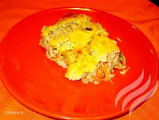 Рисовая запеканка с курицей