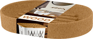 Мыльница Keeplex Wood (12*8*2см) 1шт, Пластик Репаблик