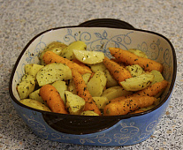 Овощи, запеченные с прованскими травами