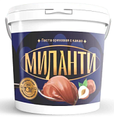 Паста ореховая с какао Миланти