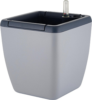 Горшок цветочный Мюнхен 1,5 л (внутренний 0,85 л) утренний туман  с автополивом