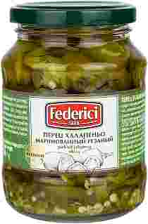 Перец  Халапеньо маринованный резанный Федеричи Federici