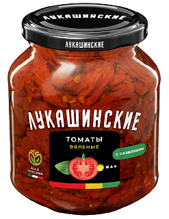 Томаты вяленые в масле с базиликом "Лукашинские"