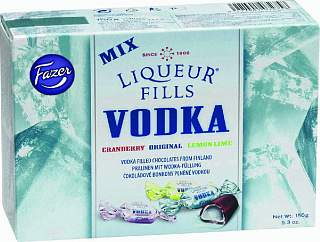 Конфеты шоколадные с водкой