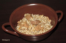 Каша перловая с мясом в мультиварке