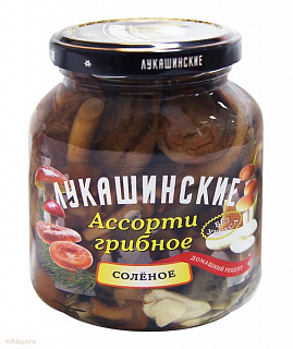 Грибы соленые без уксуса Лукашинские