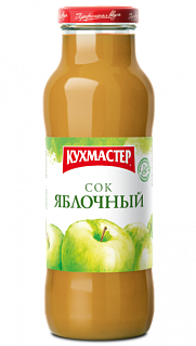 Сок яблочный с мякотью "Кухмастер"