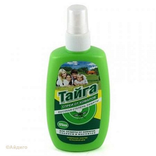 Спрей Тайга от комаров 125мл
