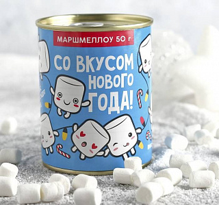 Маршмеллоу новогоднее в банке
