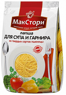 Лапша Для супа и гарнира МакСтори