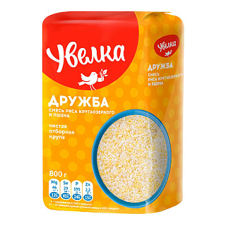 Рис круглозерный и пшено шлифованное "Увелка"