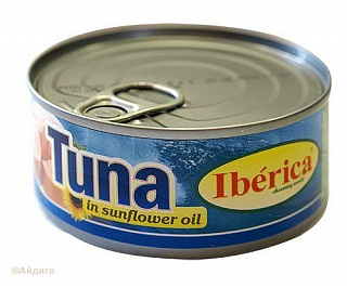 Тунец 160 г. в растительном масле Тунец 160 г. в растительном масле
