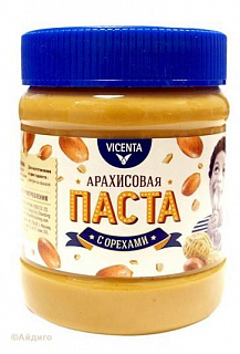 Паста арахисовая "С орехами" Vicenta Паста арахисовая "С орехами" Vicenta