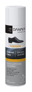 Аэрозоль краска для кожи, черная, Дамавик