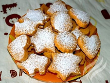 Томатное постное печенье