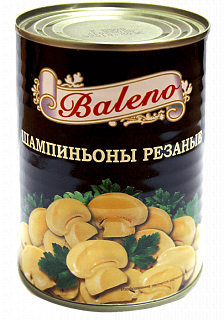 Шампиньоны 425 г. резаные