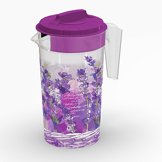 Кувшин с крышкой Лаванда 2л