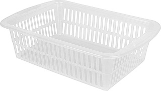 Корзинка универсальная прозрачная 460*310*135 мм