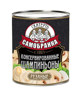 Шампиньоны резаные Скатерть-Самобранка