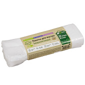 Пакеты для мусора Ромашка Эколайф БИО 30л 20шт, белые, рулон (6мкм)