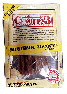 Ломтики лосося сушеные "Сухогруз"