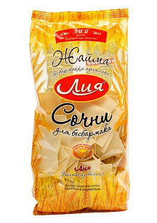 Макароны ЛИЯ Сочни для бесбармака яичные