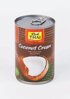 Кокосовые сливки (жирность 20-22%, 95% мякоть), REAL THAI