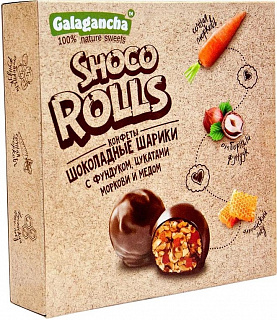 Конфеты Шоко Роллс с фундуком и медом