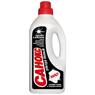 Средство для сантехики Санокс гель Ультра белый