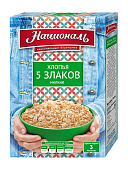 Хлопья "5 злаков" мелкие, "Националь"