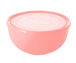 Салатник с крышкой Галакси 0,55л, в ассортименте, Пластик репаблик