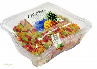 Цукаты из ананаса кубиками