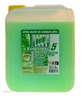 Мыло жидкое Хелп зеленый чай