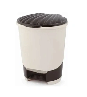 Контейнер для мусора педальный, 10л. "Альтернатива"