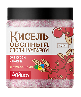 Кисель овсяный моментальный Клюква