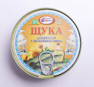 Щука натуральная с добавлением масла, Санта-Мария