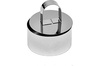 Форма для салата с прессом Кольцо ЕвроХаус (8*4см) нержавеющая сталь