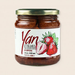 Клубника в сиропе YAN