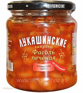 Фасоль печёная "По-домашнему" в томатном соусе