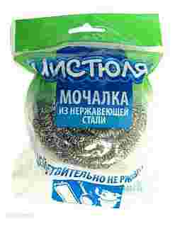 Мочалка Чистюля из нержавеющей стали