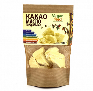 Какао масло Fina de Amore, натуральное, vegan