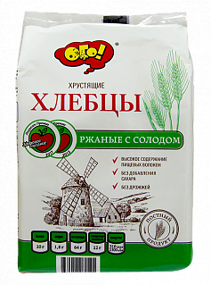 Хлебцы ржаные с солодом "Ого!"
